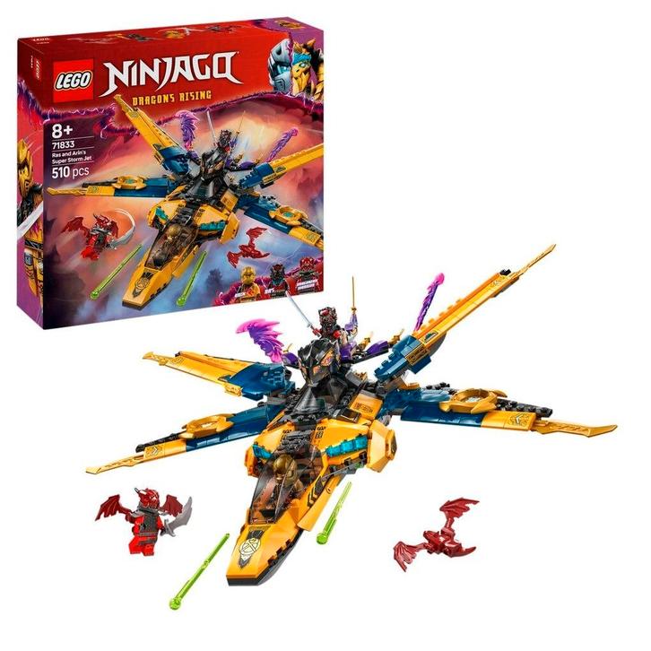 LEGO Ninjago 71833 Ras & Arins Superstormvliegtuig, Kinderen en Baby's, Speelgoed | Duplo en Lego, Nieuw, Verzenden