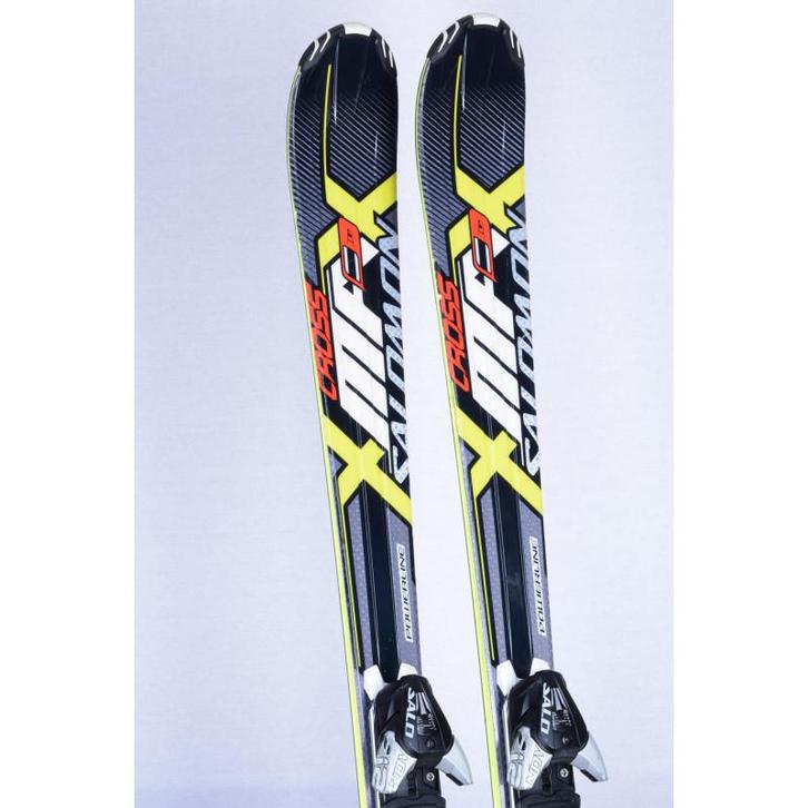 154 skis SALOMON CROSS X-MAX, powerline titanium, woodcore, Sport en Fitness, Skiën en Langlaufen, Gebruikt, Verzenden