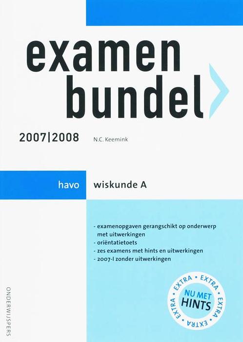 Examenbundel 2007/2008 Wiskunde A Havo 9789006074260, Boeken, Schoolboeken, Gelezen, Verzenden