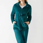 Hajo Nicky fleece huispak (petrol - 42), Verzenden, Groen, BH