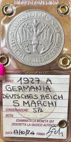 Duitsland, Weimar Republiek 5 Reichsmark 1927 A / Berlin, Postzegels en Munten