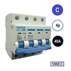 Gacia installatieautomaat 4 polig C40 10KA - PB8H-4C40, Ophalen of Verzenden, Nieuw
