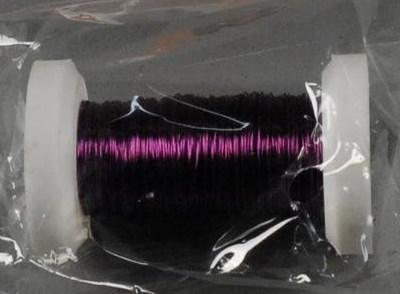 Lakdraad metallic 50gram. purple vvd houten klosje decodraad, Hobby en Vrije tijd, Knutselen, Nieuw, Ophalen of Verzenden