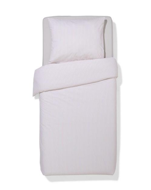 HEMA Dekbedovertrek 140x200/220cm zacht katoen strepen, Huis en Inrichting, Slaapkamer | Beddengoed, Nieuw, Verzenden