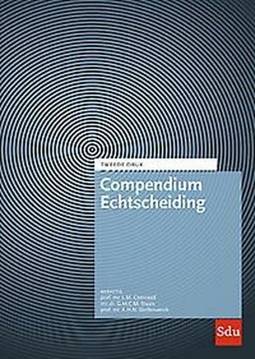 9789012404334 Compendia  -   Compendium Echtscheiding, Boeken, Schoolboeken, Zo goed als nieuw, Verzenden