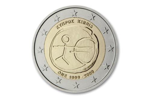 2 euro E.M.U. 2009 - Cyprus, Postzegels en Munten, Munten | Europa | Euromunten, Verzenden