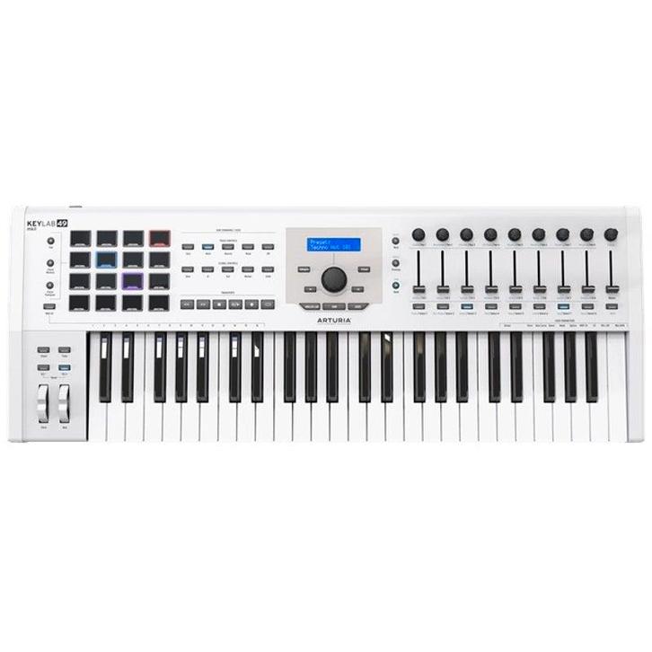 Arturia Keylab 49 MKII WH MIDI/USB keyboard wit, Muziek en Instrumenten, Midi-apparatuur, Verzenden