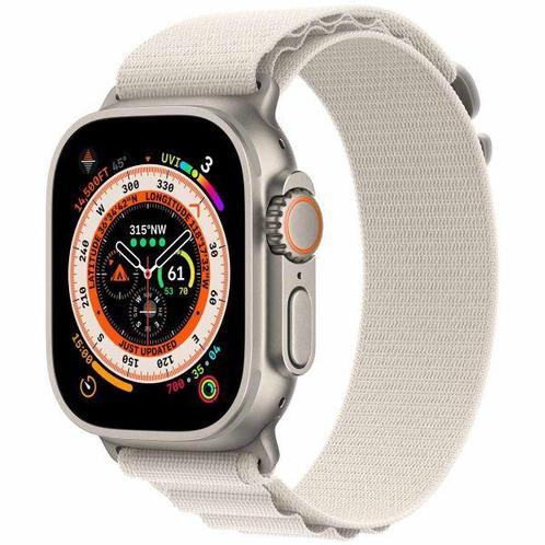 Apple Watch Ultra 49mm LTE Titanium met GARANTIE & verzen..., Telecommunicatie, Mobiele telefoons | Apple iPhone, Zo goed als nieuw