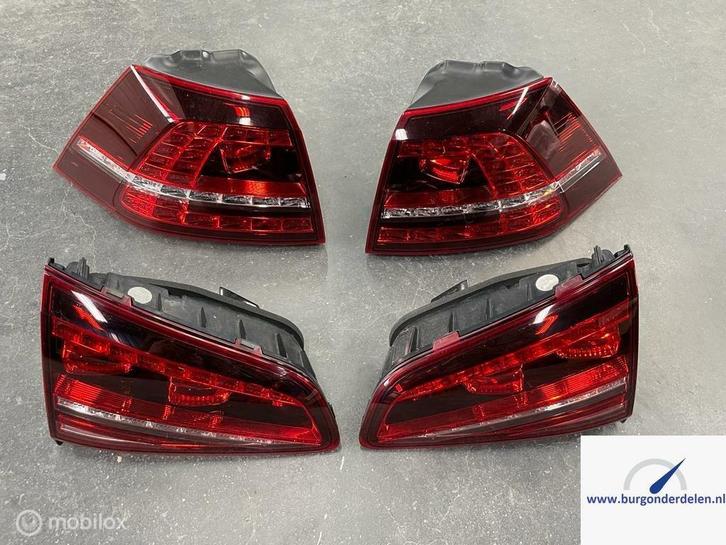 Led Achterlichten Set Gebruikt Geschikt Voor Golf 7 2012-..., Auto-onderdelen, Verlichting, Gebruikt, Volkswagen, Ophalen of Verzenden