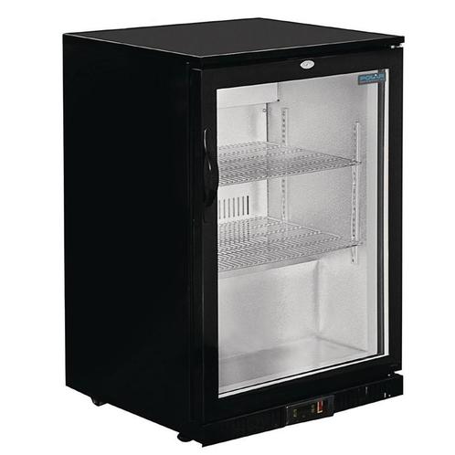 Polar G-serie barkoeling met klapdeur zwart 138L, Zakelijke goederen, Horeca | Keukenapparatuur, Nieuw in verpakking, Koelen en Vriezen