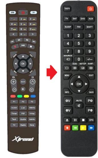 Xtrend ET-10000 afstandsbediening, Audio, Tv en Foto, Afstandsbedieningen, Verzenden