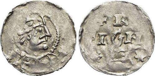 Pfennig Straßburg-koenigliche Muenzstaette Heinrich Ii 10.., Postzegels en Munten, Munten | Europa | Niet-Euromunten, Verzenden