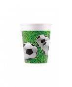Bekers Voetbal 200ml 8st, Verzenden, Nieuw