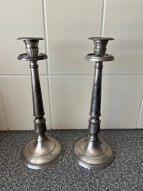 sheffield - Brian Highland - Kandelaar (2) - Verzilverd -, Antiek en Kunst, Curiosa en Brocante