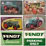 Fendt Tractor trekker reclameborden van metaal Parking sign, Verzamelen, Merken en Reclamevoorwerpen, Nieuw, Reclamebord, Ophalen of Verzenden
