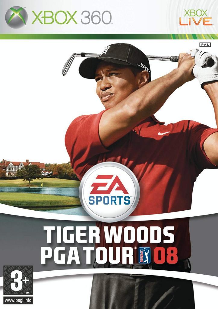 Xbox 360 Tiger Woods PGA Tour 08, Spelcomputers en Games, Games | Xbox 360, Zo goed als nieuw, Verzenden