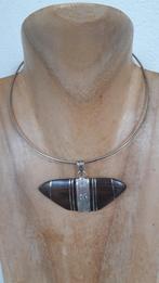 Touareg ebony / zilveren hanger, Antiek en Kunst, Verzenden