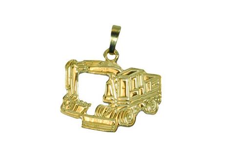 Hanger graafmachine Goud, Sieraden, Tassen en Uiterlijk, Kettingen, Verzenden