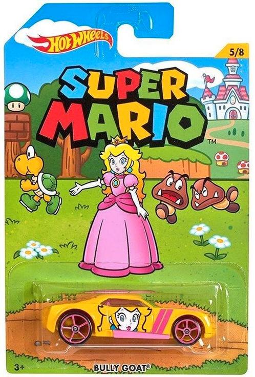 Hot Wheels Super Mario 5/8 - Princess Peach (Nieuw), Kinderen en Baby's, Speelgoed | Speelgoedvoertuigen, Nieuw, Verzenden