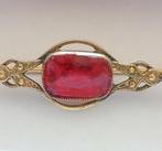 Zonder Minimumprijs - Broche - 9 kt. Geel goud - 1.50ct. tw., Sieraden, Tassen en Uiterlijk, Antieke sieraden