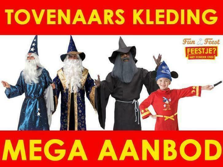 Tovenaar kleding - Mega aanbod tovenaars kostuums, Kleding | Heren, Carnavalskleding en Feestkleding, Kleding, Nieuw, Ophalen of Verzenden