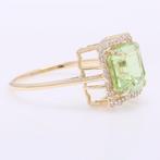 Zonder Minimumprijs - Ring - 14 karaat Geel goud - 3.85ct., Nieuw