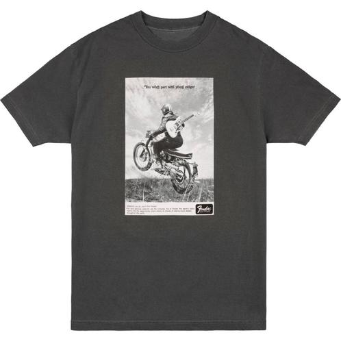 Fender Vintage Ad Tee Motorcycle Rider graphite XL, Muziek en Instrumenten, Instrumenten | Toebehoren, Verzenden