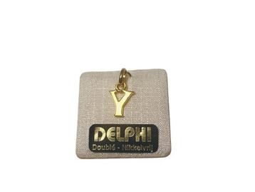 Veiling - Delphi Letterhanger Y - 18kt Goud Doublé beschikbaar voor biedingen