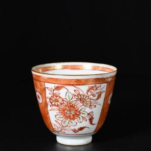 Kop en schotel - Rare gobelet et sa soucoupe à décor de, Antiek en Kunst, Antiek | Overige Antiek