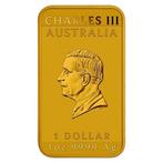 Australië. 1 Dollar 2024 Rectangle Yellow Dragon 24k Gold