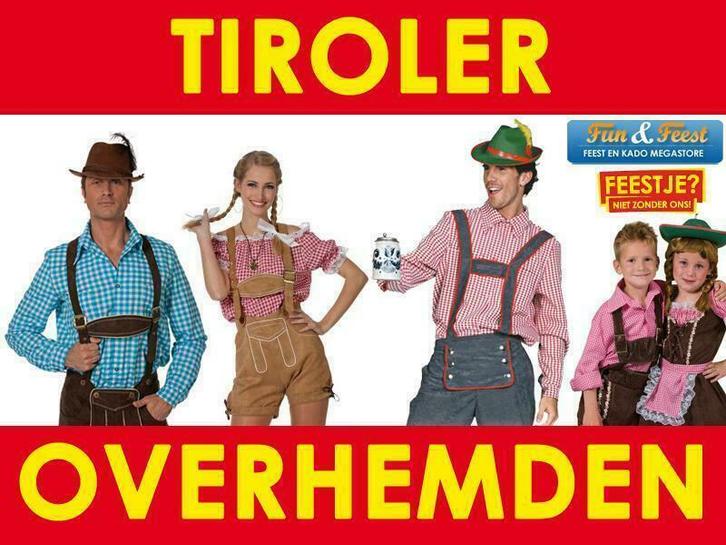 Mega aanbod Tiroler overhemden - Tiroler overhemd kopen, Kleding | Heren, Carnavalskleding en Feestkleding, Nieuw, Ophalen of Verzenden