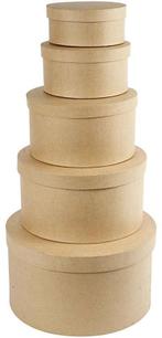 CC Ronde hoedendozen h: 8-19 cm d: 16.5-35,5 cm 5 maten, Verzenden, Nieuw