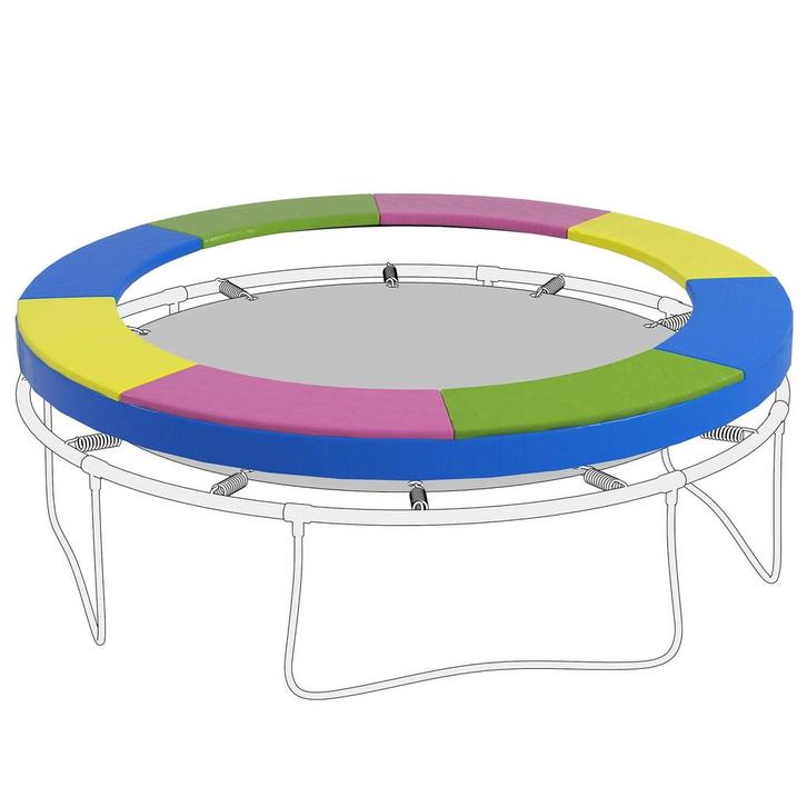 TRUUSK Trampoline Randbescherming Ø244 cm - UV-bestendig - W, Huis en Inrichting, Fauteuils, Nieuw, Verzenden