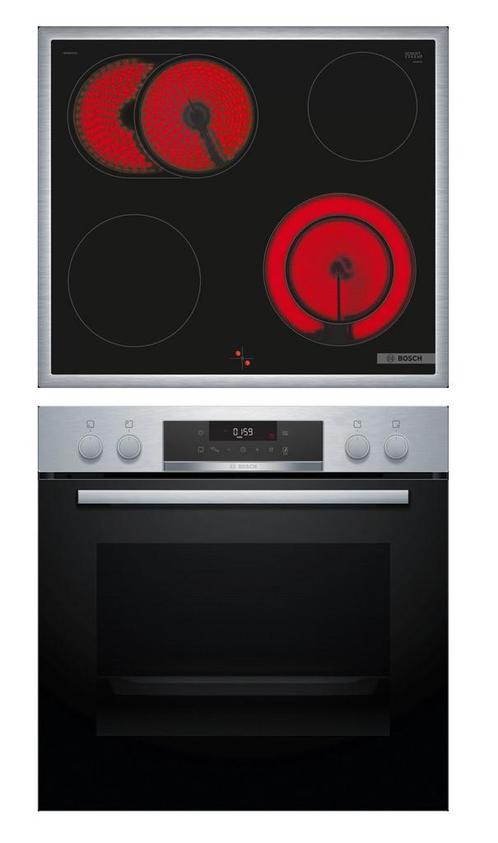 Bosch HND271AS63 (HEA171BS2 + NKN645GA2E)649, Witgoed en Apparatuur, Fornuizen, Keramisch, Nieuw, Ophalen of Verzenden