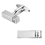 Fako Bijoux® - Manchetknopen - Staaf Duo - 20x6mm -, Verzenden, Nieuw