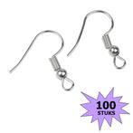 Fako Bijoux® - Oorbel Haakjes - RVS - Stainless Steel - 100, Verzenden, Nieuw