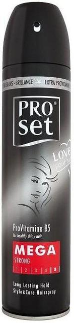 PROSET MEGA STRONG HAIRSPRAY HAARLAK SPUITBUS 300 ML, Verzenden, Nieuw