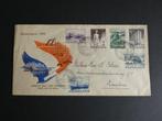 Nederland 1950 - Zomerzegels op FDC met Befund H. Veeling -, Postzegels en Munten, Postzegels | Nederland, Gestempeld