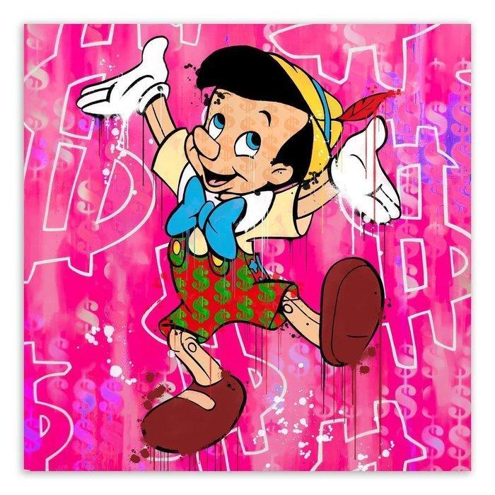 Ben Allen (1979) - Pop Art - Neon Love Pinoccio Pink, Antiek en Kunst, Antiek | Overige Antiek