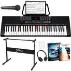 2dekans | Finesse Keyboard Piano - Verlichting - Statief &, Ophalen of Verzenden, Zo goed als nieuw