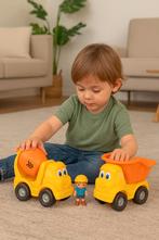 2dekans | Lets Play Speelset Bouwtrucks - 2 Stuks -, Ophalen of Verzenden, Zo goed als nieuw