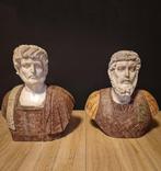 sculptuur, Imperatore Romano Adriano e Imperatore Marco, Antiek en Kunst, Antiek | Keramiek en Aardewerk