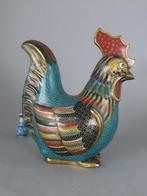 Large Cloisonné Chicken with Intricate Feathers - Imperial