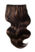 Remy Human Hair extensions Double Weft  16 - bruin 2/4/6#, Nieuw