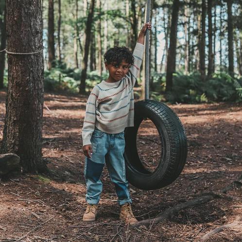 Your Wishes  Patchwork jeans uniseks Maat 140, Kinderen en Baby's, Kinderkleding | Maat 140, Jongen, Nieuw, Broek, Ophalen of Verzenden