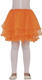 Oranje Tutu Meisje Ruches 30cm, Verzenden, Nieuw