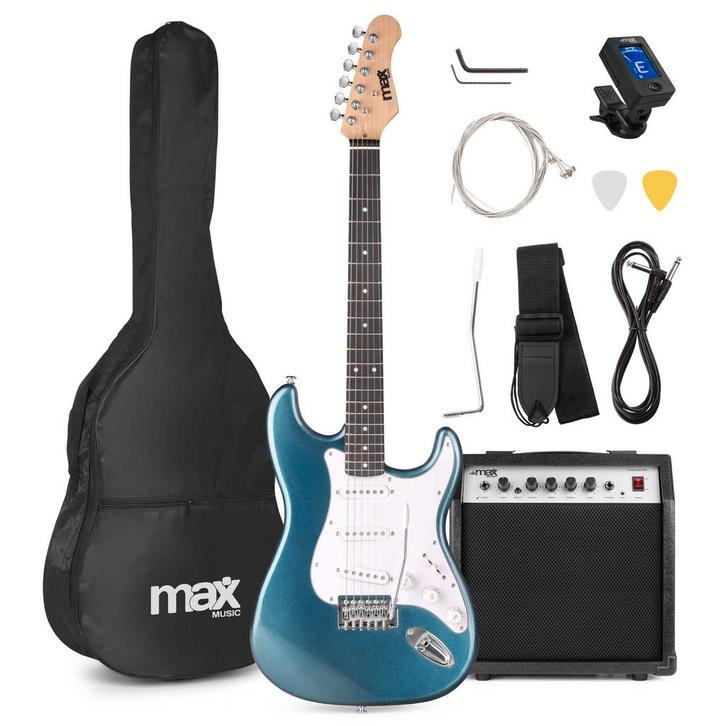 Retourdeal - MAX GigKit elektrische gitaar starterset met o., Muziek en Instrumenten, Snaarinstrumenten | Gitaren | Elektrisch