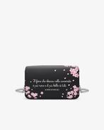 Eco gerecycled leer hand tas - overlap deksel - zachte leer, Nieuw