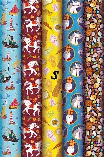 Cadeaupapier Rol Sint (250x46,5cm), Hobby en Vrije tijd, Feestartikelen, Nieuw, Ophalen of Verzenden
