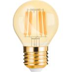 LED Lamp E27 Kogel Filament - Brinton - Amber 4W 360lm - 822, Led-lamp, Soft of Flame, Nieuw, E27 (groot)